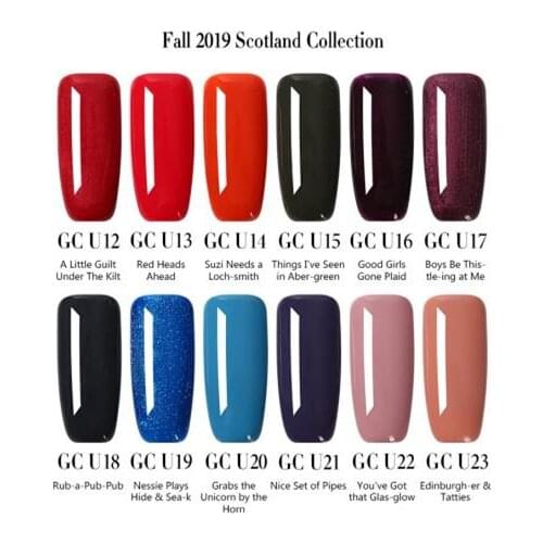 U Scotland collection UV Gel Nail Polish Vernis Semi Permanent opies Gel Varnish Primer Gellak for Nails Art(Need Lamp Dry)