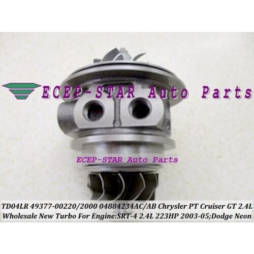 Turbo Cartridge CHRA TD04LR 49377-00220 49377-00200 04884234AB 3050195 For Chrysler PT Cruiser GT For Dodge Neon SRT-4 EDV 2.4L