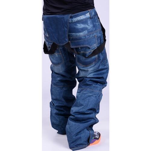 Outdoor Men Ski Pants Winter Profession Snowboard Pants Waterproof Windproof Snow Trousers Breathable Warm Skiing Clothes