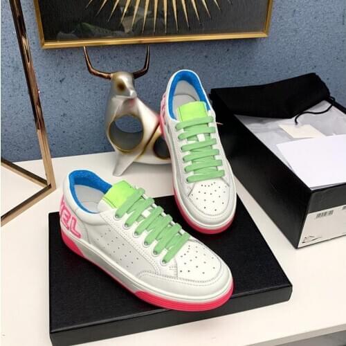 Spring and summer of 2020 popular jelly casual shoes cowhide-leather fabric and cotton towel interior color fashion