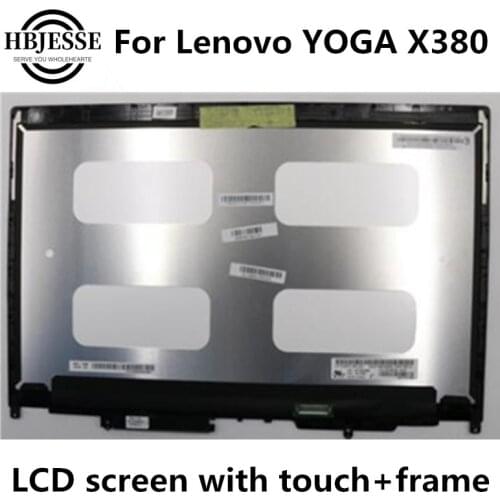 13.3'' inch Original LCD assembly for Lenovo YOGA X380 FHD 1920X1080 LP133WF4-SPA5 lcd touch screen digitizer full replacement