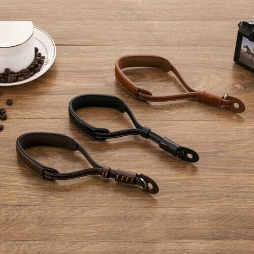 3 Colors PU Leather Camera Hand Wrist Strap Wrist Lanyard For Sony Fujifilm Nikon Panasonic Samsung SLR Camera
