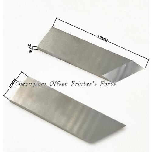 Free Shipping 5 Pairs Of Grooving Machine New Blade 50*15*2 Knife Fixed Cutter Blade Slootting Machine Blade Paper Knife Blade