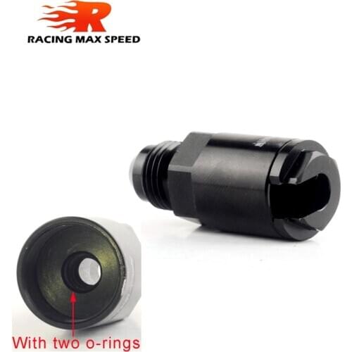 AN6-5/16" Fittings Fuel Line EFI Adapter Fitting -6 AN Male to 5/16" Quick Disconnect push hardline