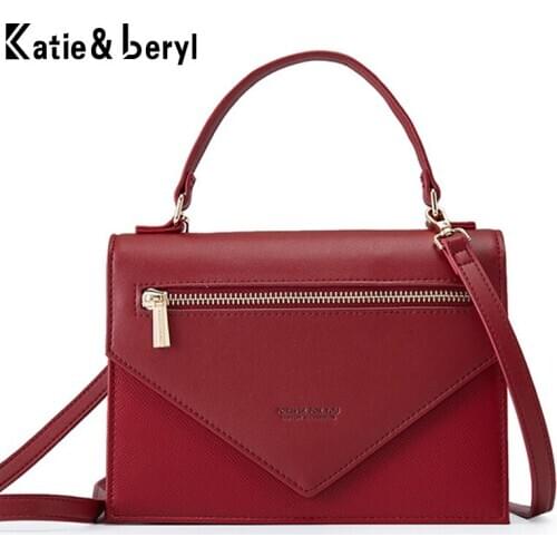 Brand Envelope Totes Small Crossbody Bags For Women 2020 Shoulder Messenger Bag Lady Luxury Handbags PU Leather Zipper Purse NEW