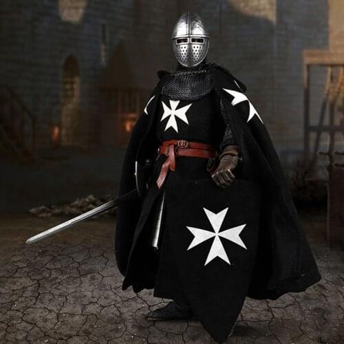FIRE PHOENIX FP001 1/6 JOHNS KNIGHT HOSPITALLER Figure Model 12'' Male Soldier Action Doll Full Set Toy for Collection