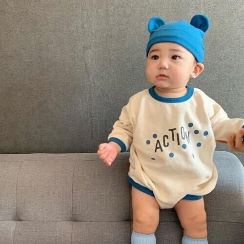 Jumpsuit Boy Body Tops + Hat Baby Girl Clothes 6-24M Newborn Girl Boy Bodysuits Summer Infant Cotton Long Sleeve Baby Clothing