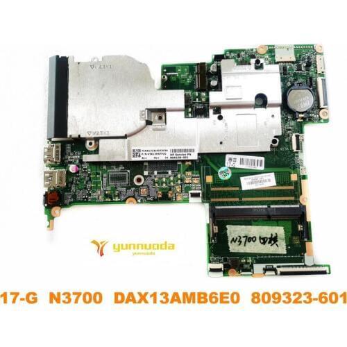 Original for HP 17-G Laptop motherboard 17-G N3700 DAX13AMB6E0 809323-601 tested good free shipping