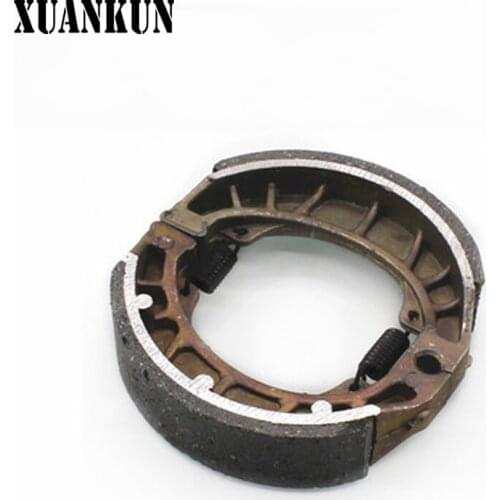 XUANKUN Front and Rear Brake Pads CG125 Drum Brakes Leather Brake Blocks and Brake Shoe Blocks for Motorcycles and Electric Cars