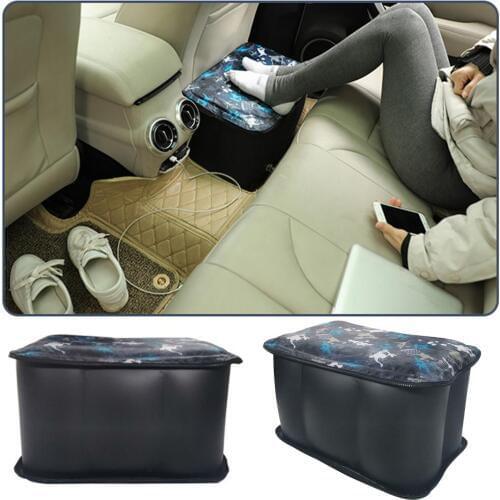 Portable Foldable Inflatable Stool Car Computer Desk Convenient Storage Children Inflatable Footrest Stool With Air Pump