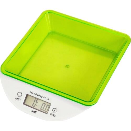 5kg/1g Portable Digital Kitchen Scale LED Electronic Scales Food Balance Measuring Weight Kitchen LED Techfit TF 1004
