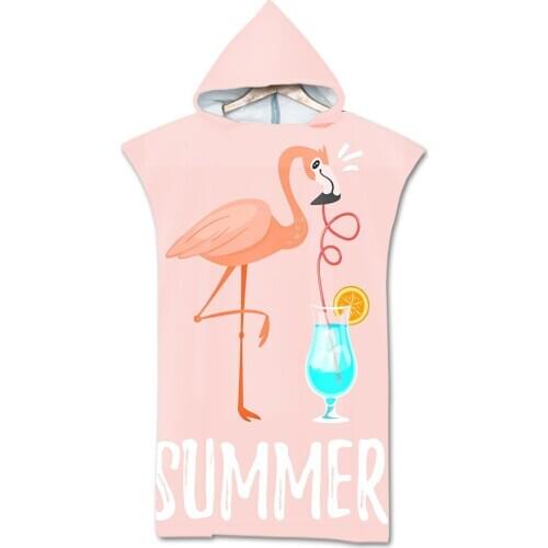 Drop shipping Animal 3D Printing Hooded Towels Wearable Bath Towel For Adults Printed Travel Sport Microfiber Beach Towel Shawls