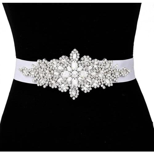 ZMS01 Luxury Womens Belt Dress Wedding Belt Accessories Bride Bridesmaid Bridal Sashes Belts For Evening Party Prom Gown Dress