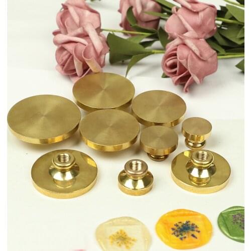 Blank Wax Seal Metal Fire Lacquer Seal Copper Head Wax Seal Stamp Retro Antique Sealing Wax Scrapbooking Stamps HEAD Wedding