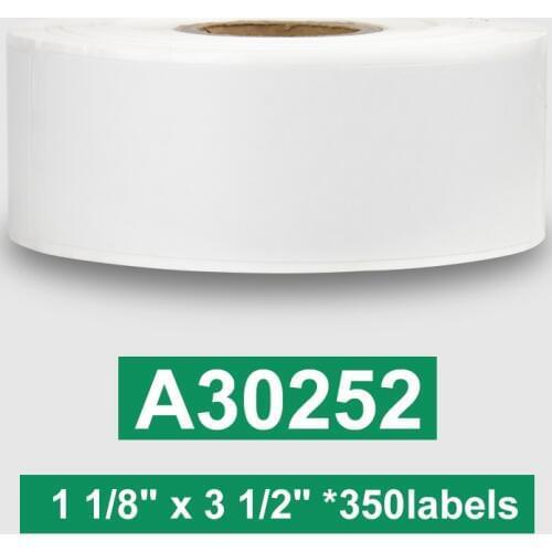 Compatible 30252 DYMO Address Labels Thermal Paper Labels 1 1/8" x 3 1/2" For DYMO LabelWriter 450 450 DUO 450 Twin Turbo 4XL