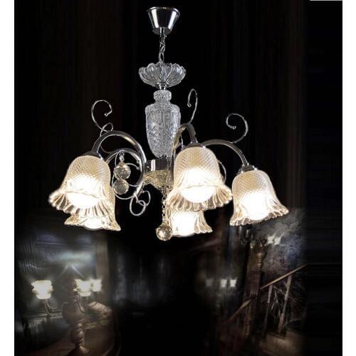 Chandelier Modern Crystal Living Room lustres de cristal Decoration Tiffany Pendants and Chandeliers Home Lighting Indoor Lamp
