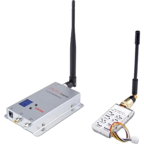 Light weight 30g 1.2G 1W wireless video transmission 8CH AV Transmitter 12CH Receiver FPV Combo transmitter no power no packing