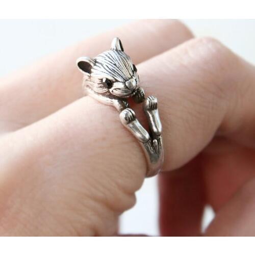 Unique Vintage Mouse Adjustable Ring High Quality Design Men Promise Rings Women Fashion Birthday Gift Overwatch Aros