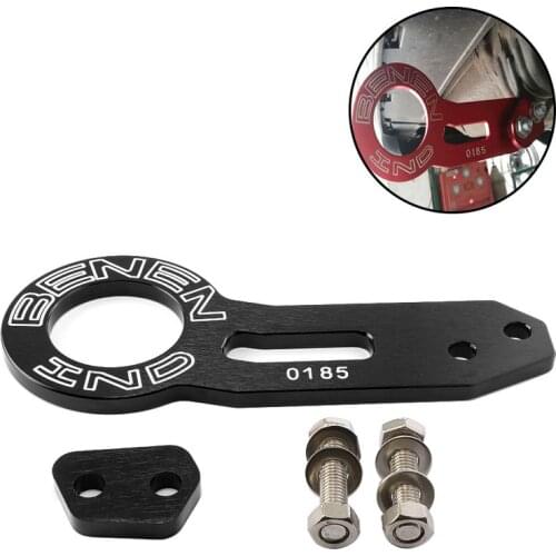 1Pc Car Racing Universal Aluminum Alloy Rear Bumper Trailer Hook Towing Tools for Honda Civic dodge bmw jeep camper trailer