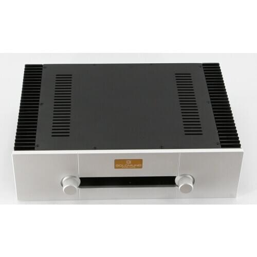 Size W430 H120 D313 Imitated Gawain panel combined chassis Aluminum DAC Case DIY AMP Preamp Amplifier Chassis Radiator