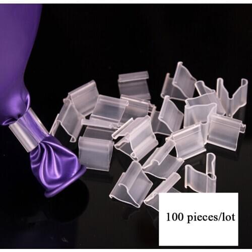 100psc/ New Birthday Wedding Party Decoration Practical Clip Seal Clip LaTeX Balloon Balloon Accessories Wholesale