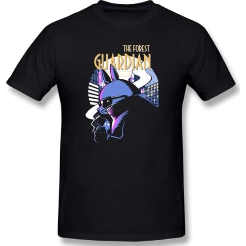 1210. The Forest Guardian Joke Mens Basic Short Sleeve T-Shirt Japanese anime Tops Tees European Size