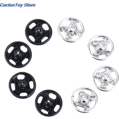 24pcs/lot 6mm Ultra-small Mini Doll Buttons Buckle Doll Belt Buckle Doll Shoes Buckle For Doll Clothing Buckles