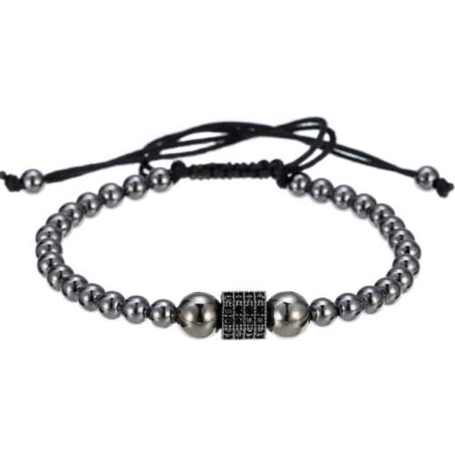 8mm vdf gold silver Copper cz zircon cubic zirconia elastic adjusted Healing Balance Reiki Chakra Buddha Yoga Bracelet Bangles