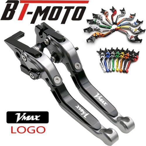 Motorcycle CNC Aluminum Brake Clutch Lever Adjustable Folding Extendable For YAMAHA V-MAX 2009-2018 17 16 15 14 13 12 11 10