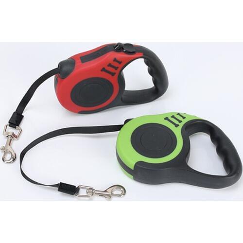 Automatic Retractable Dog Leash Durable Nylon Dog Lead Pet Supplies Extending Puppy Walking Running Leads For Small Medium Dogs