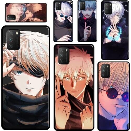 Jujutsu kaisen Gojou satoru For Xiaomi Mi Note 10 Lite Mi 11 Ultra 9T 10T Pro A3 Phone Case For POCO F3 F2 M3 X3 Pro