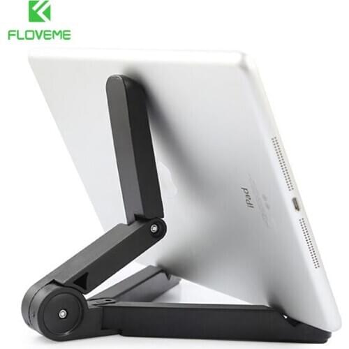 FLOVEME Foldable Tablet Phone Holder Stand for iPad iPhone 11 Pro 7 8 XR X Flexible Desk Triangle Mobile Stand Holder For Phone