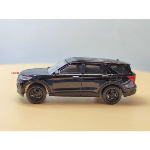 1/64 GreenLight 2020 Ford Explorer plain black Collection of die-cast alloy car models