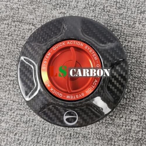 Motorcycle Fuel Tank Cap in Carbon Fiber For KTM RC8/RC8R 2008-2016 Twill Gloss