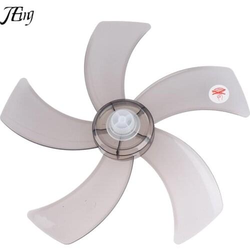 16 Inch Household Plastic Fan Blade Five Leaves With Nut Cover For Pedestal Fan