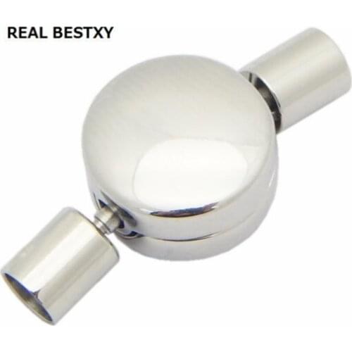 REAL BESTXY 10pcs/lot Factory Custom 316l Stainless Steel Magnet Clasp