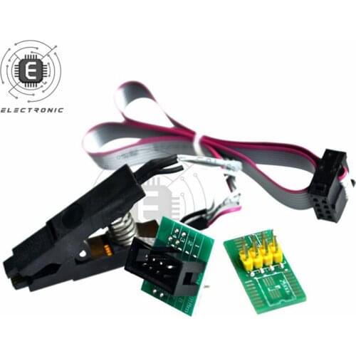 Programmer Testing Clip SOIC8 SOP8 Clip Test For EEPROM 93CXX 25CXX 24CXX Online Programming 2 Adapter