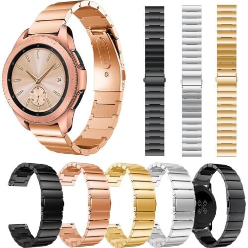 20mm Stainless Steel Watchband For Samsung Galaxy Watch 42mm/Galaxy Watch Active Bracelet Strap For Samsung Gear S2 Classic