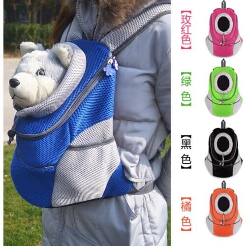 Dog kangaroo Dog Backpack Kangaroo Breathable Front Puppy Dog Carrier Bag Pet Carrying Travel Legs Out Carrier For Cats
