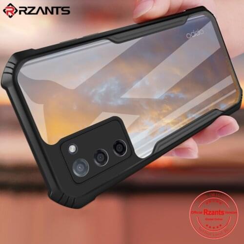 Rzants For OPPO A53S 5G Case Hard [Blade] Shockproof Slim Crystal Clear Cover funda Casing