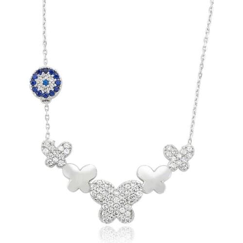 Tevuli 925 Sterling Silver The Genres Change Butterfly lady necklace
