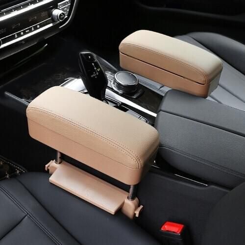 Universal Car Armrest Height Adjustable Car Center Console Armrest Storage Box Elbow Support Armrest Box Arm Rest Storage