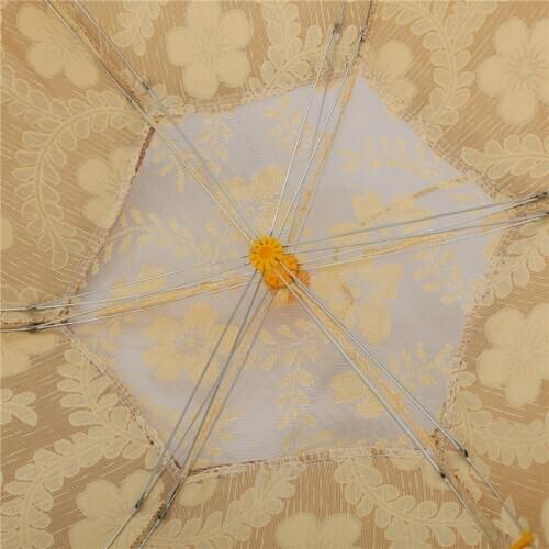 High-End European-Style Lace Folding Large round Dish Cover Food Cover Dining Table Cover Umbrella Dish Cover