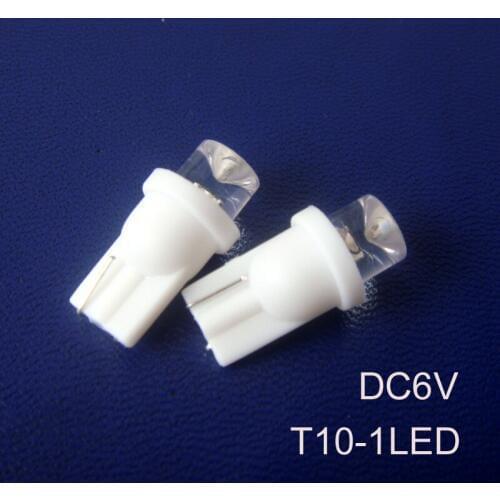 High quality 6.3v led Indicator light t10 w5w 194 168 led bulb 6V led Signal light led Warning light free shipping 20pcs/lot