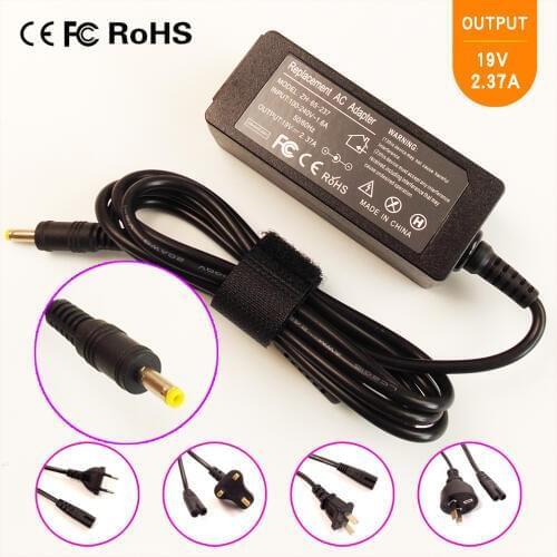 19V 2.37A Netbook Ac Adapter Charger for Toshiba PA5192U PA5192U-1ACA PA5072E-1AC3 PA5072U-1ACA PA5072A-1AC3 ADP-45YD A