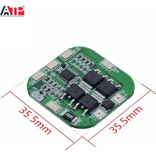 1PCS 4S 14.8V / 16.8V 20A peak li-ion BMS PCM battery protection board bms pcm for lithium LicoO2 Limn2O4 18650 li battery
