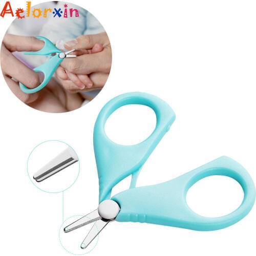 3Pcs/Lot Baby Nail Scissors Safety Nail Clippers Scissors Cutter For Newborn Baby Convenient Daily Baby Nail Shell Shear Manicur