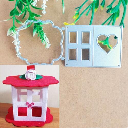 3D Frame gate box House Metal Cutting Dies Stencils for DIY Scrapbooking Stamp/photo album Decorative Embossing DIY Paper Cards