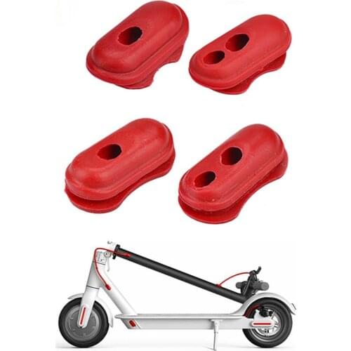 4PCS Scooter Rubber Lading Port Cover Charger Port Dust Cover Cap Waterproof Replacement For Mijia M365 Scooter Accessories