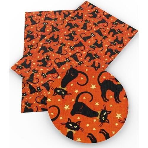 David accessories 20*33cm halloween faux artificial Synthetic leather fabric hair bow diy decoration crafts 1piece,1Yc3931